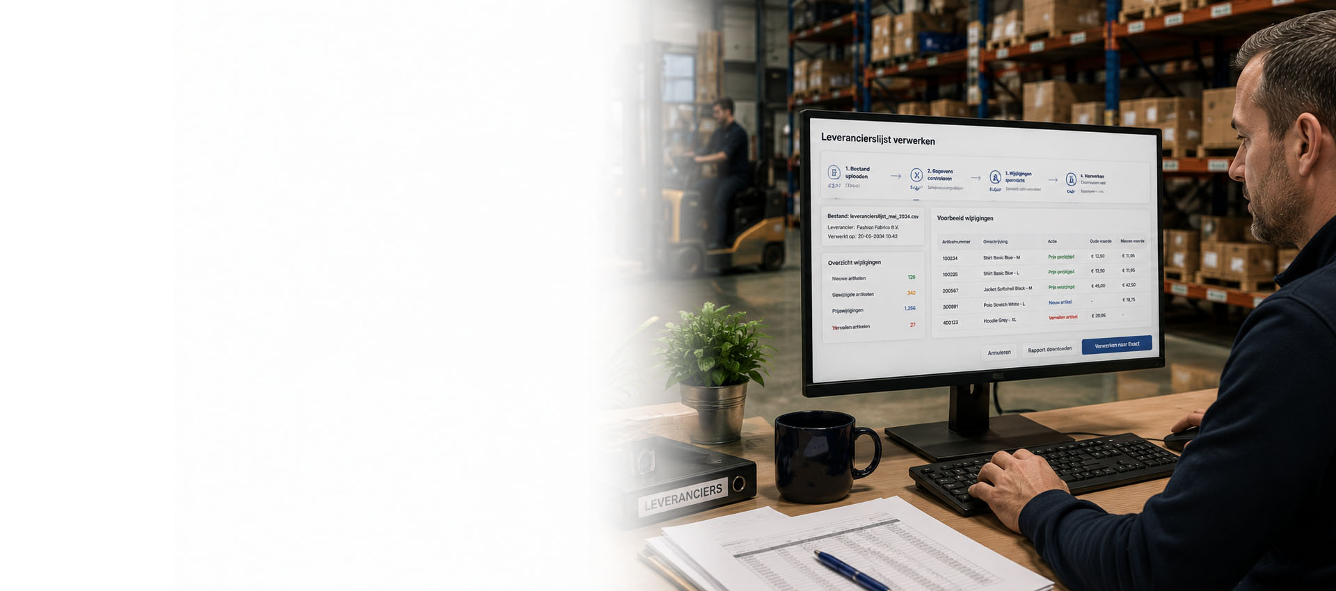 Leverancierslijsten automatisch verwerken in Exact Online