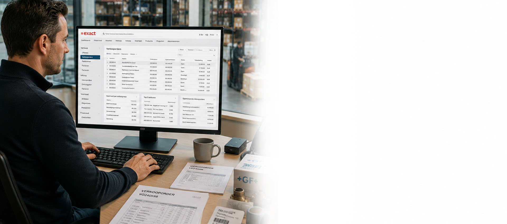 Handelsprocessen met Exact Online