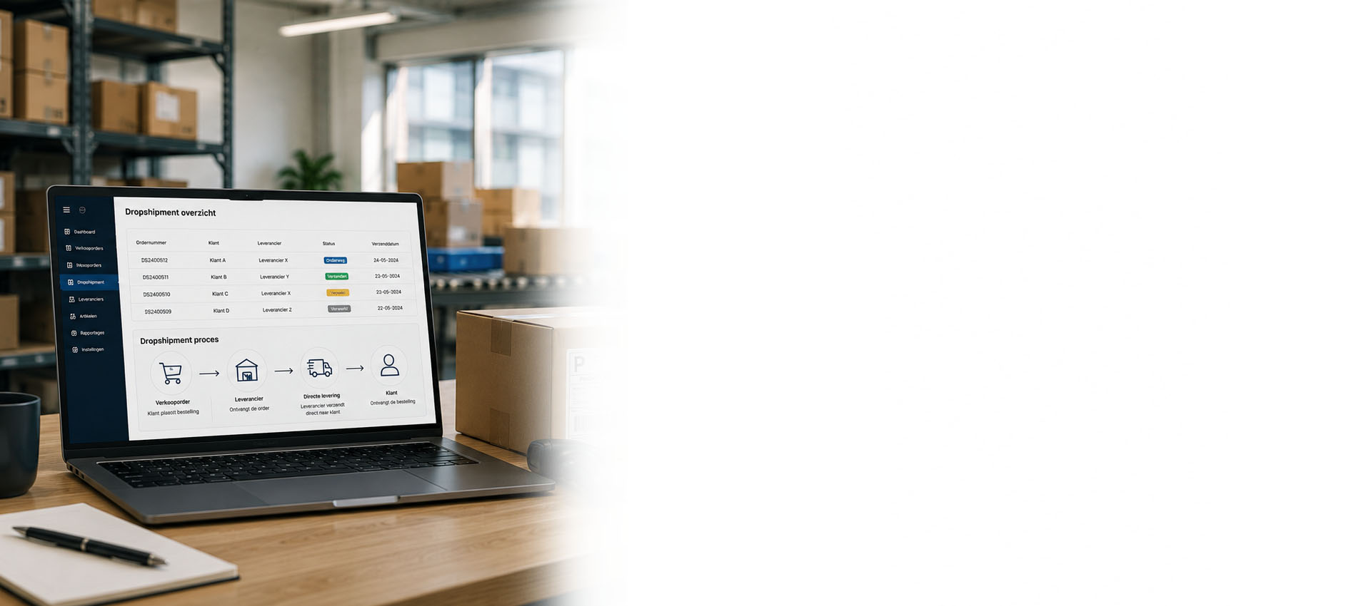 Dropshipment inkooporders automatisch verwerken in Exact Online