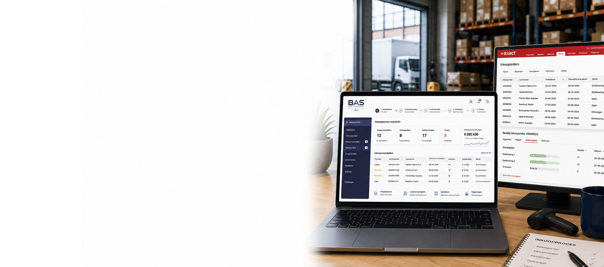 Automatisch inkooporders aanmaken in Exact Online