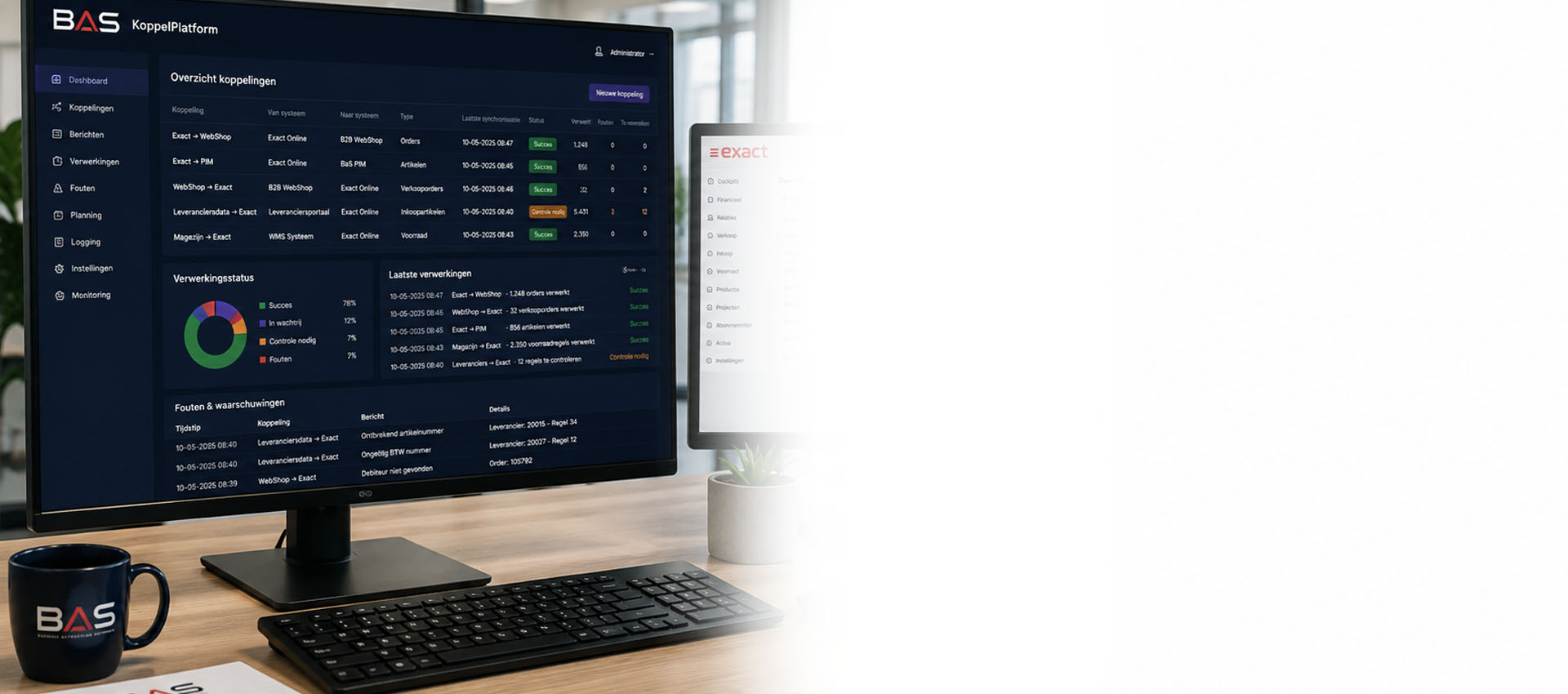 Centrale integratielaag tussen Exact Online en andere systemen