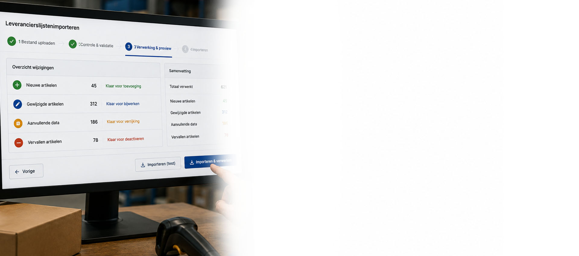 Leveranciersbestand automatisch importeren en verwerken in Exact Online