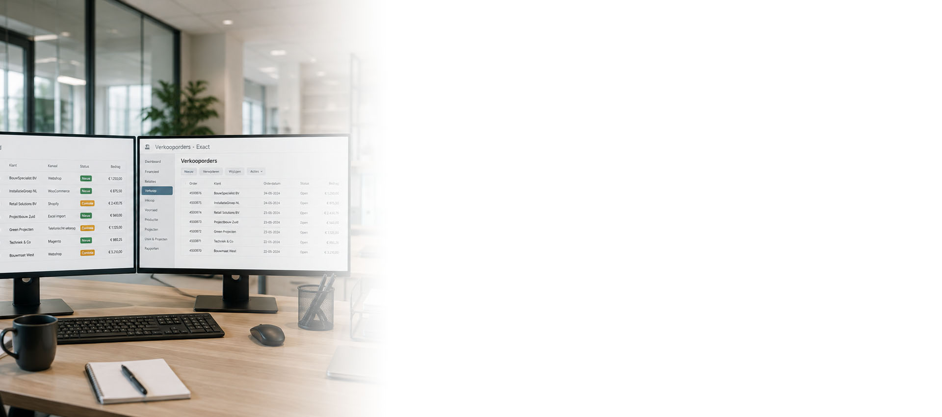 Ordermonitor met inzicht in langlopende orders