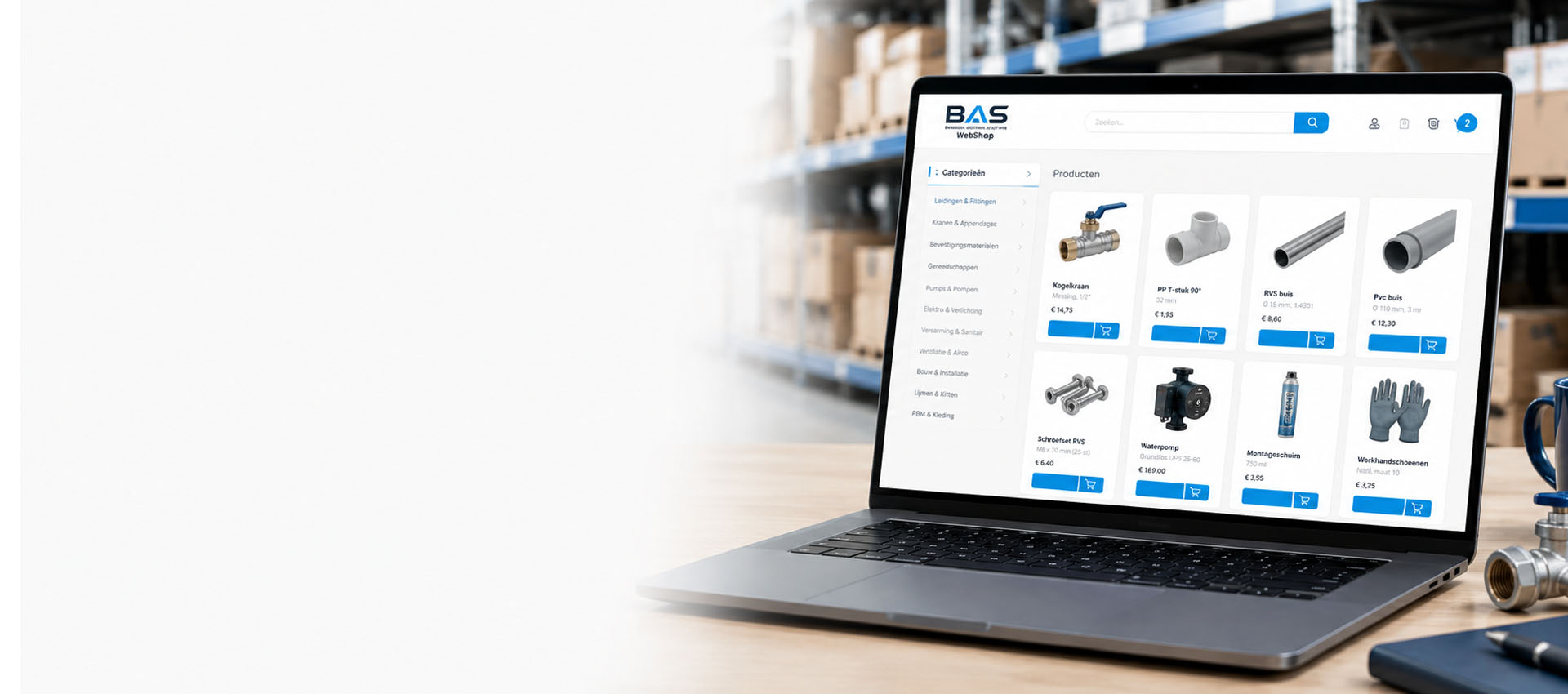 BaS WebShop voor Exact Online