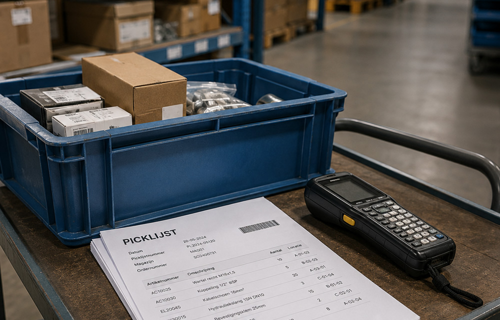 Efficiënter picken en leveren met Exact Online